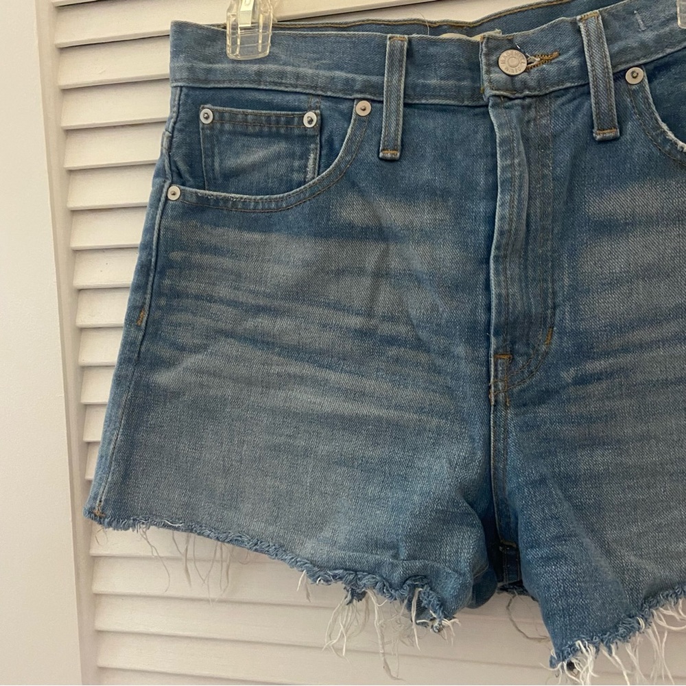 Madewell Perfect Vintage Denim Jean Short in Bowman Wash - Picture 4 of 10